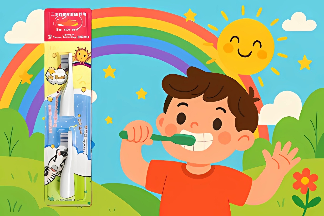 波比兒童電動隨身牙刷刷頭