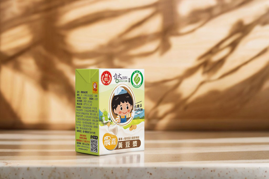 農嘉台大聯名黃豆漿